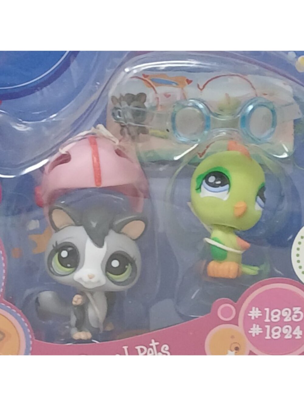 Littlest Pet Shop Prized Pets #1823 & #1824 w/ Friend Cards Hasbro Sealed #GS-6 - Picture 2 of 9